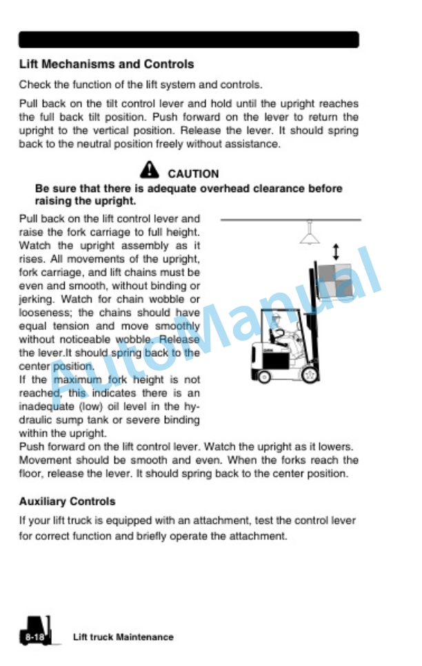Clark Electric Rider Lift Trucks Operator Manual OM-673-5