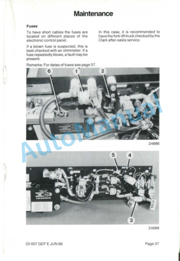 Clark EM 10-12-15S Operator Instructions OI-507-2