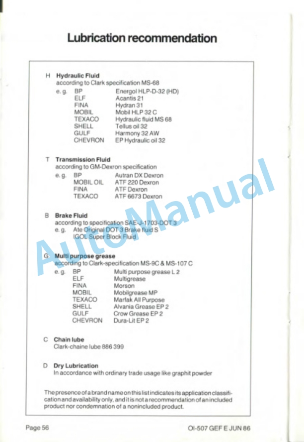 Clark EM 10-12-15S Operator Instructions OI-507-4