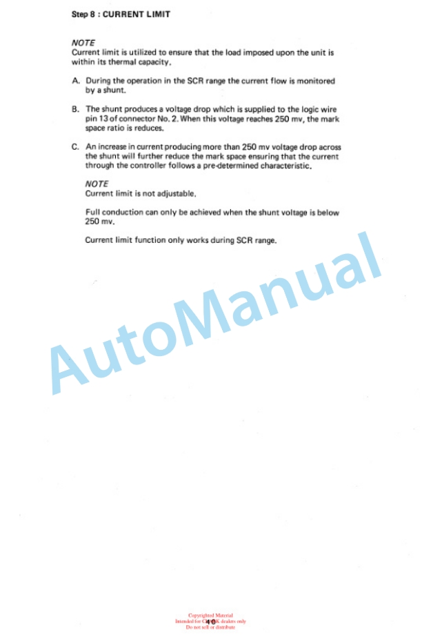 Clark EM 10-15, TM 10-15 Electrical System Training Manual-4