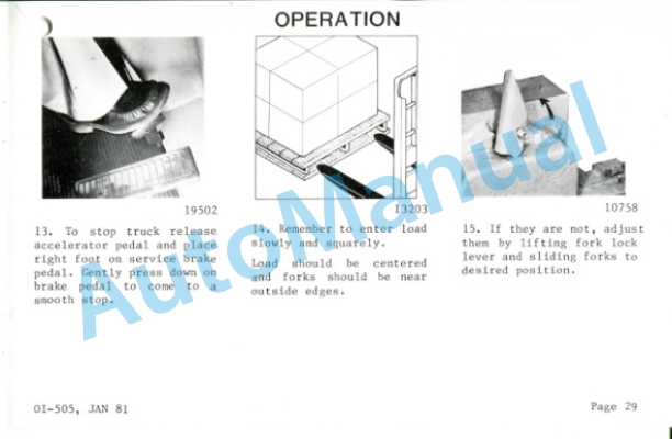 Clark EM 10-15S Operator Instruction Manual OI-505-5