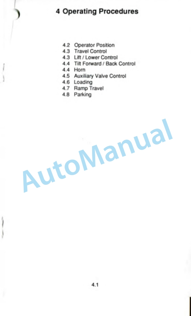 Clark ESM 12-25 Operator Manual OM-556-2