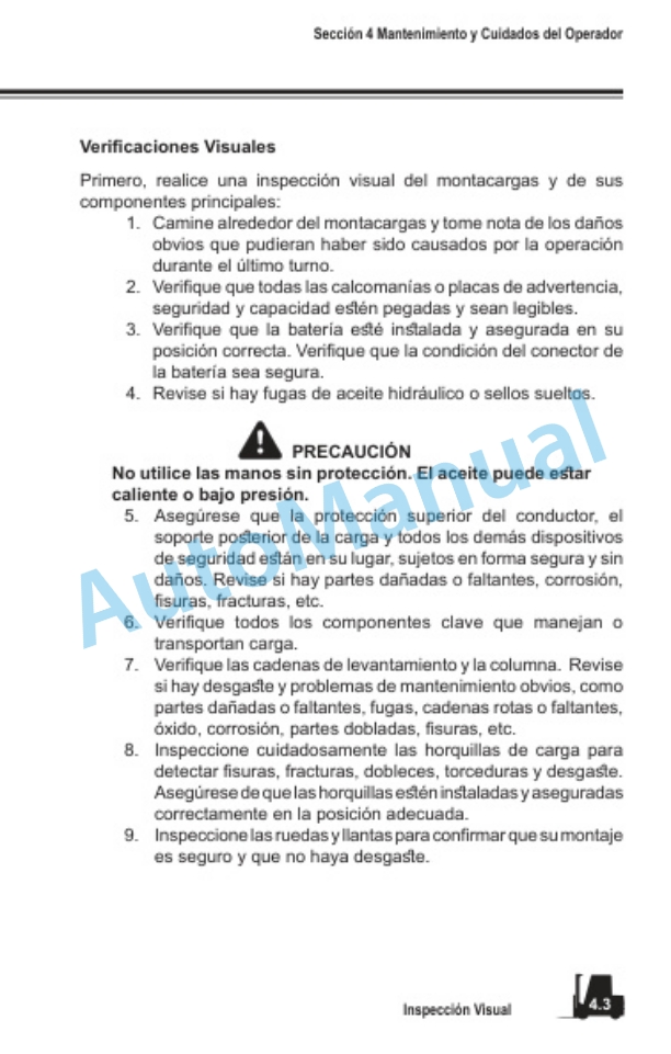 Clark ESX 12-25 Operator Manual OM-723 ES-2
