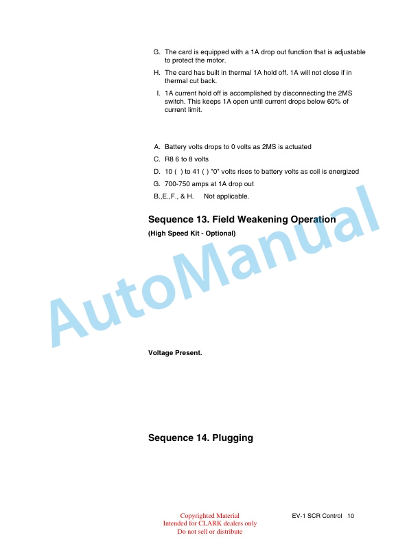 Clark ET201 Troubleshooting the EV 1 Control Technical Training-3