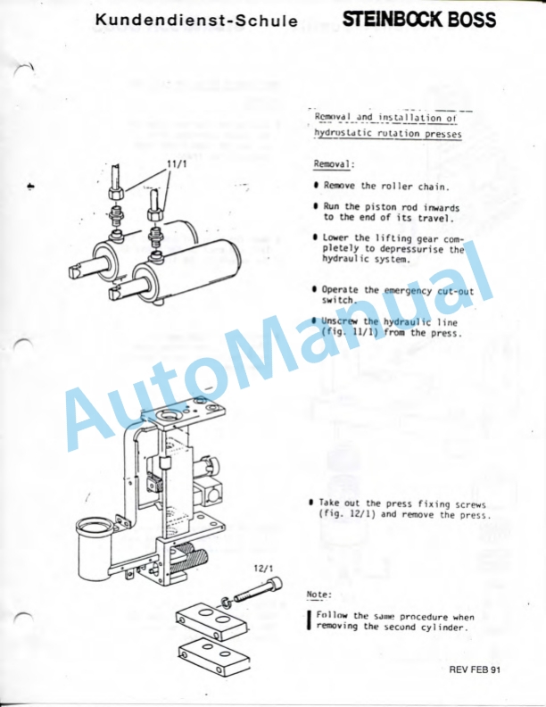 Clark ETA 12, ETA 15 Operator and Maintenance Manual OM-559-5