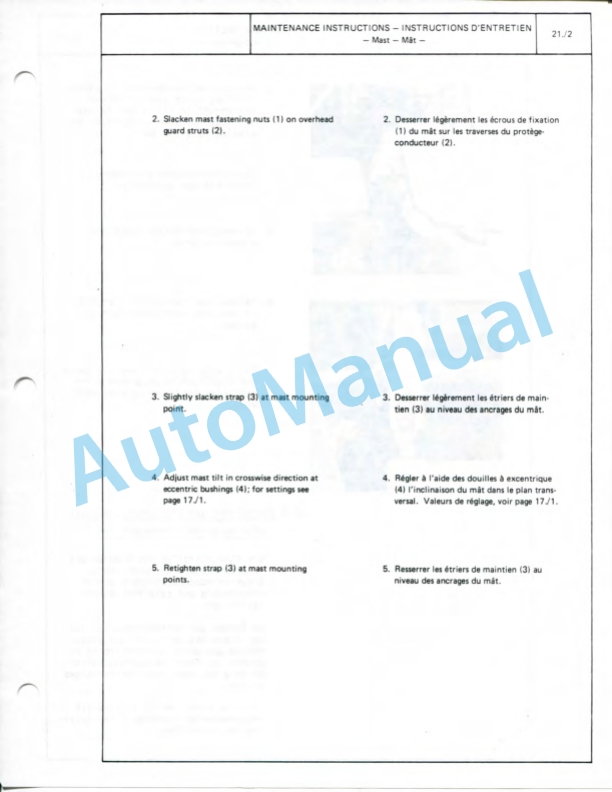Clark ETD10, ETD15S, ETD15 Operator and Maintenance Manual OM-558-3