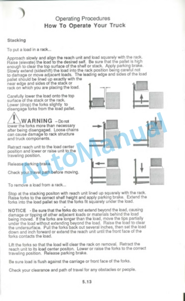 Clark ETR 10 Operator Manual OM-557-3