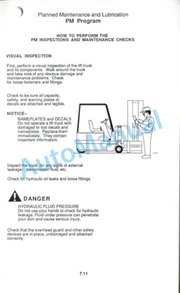 Clark ETR 10 Operator Manual OM-557-5