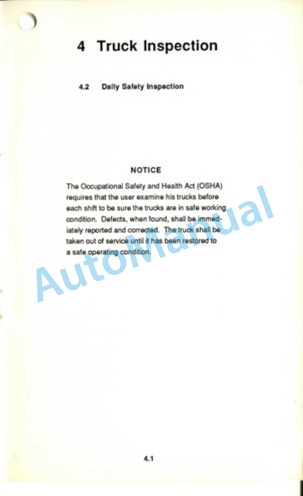 Clark ETR 13 Operator Manual OM-569-2