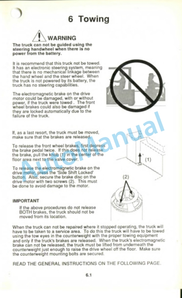 Clark ETR 13 Operator Manual OM-569-3