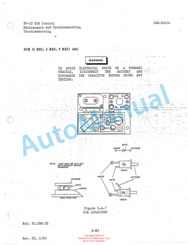 Clark EV-10 SCR Maintenance and Troubleshooting-2