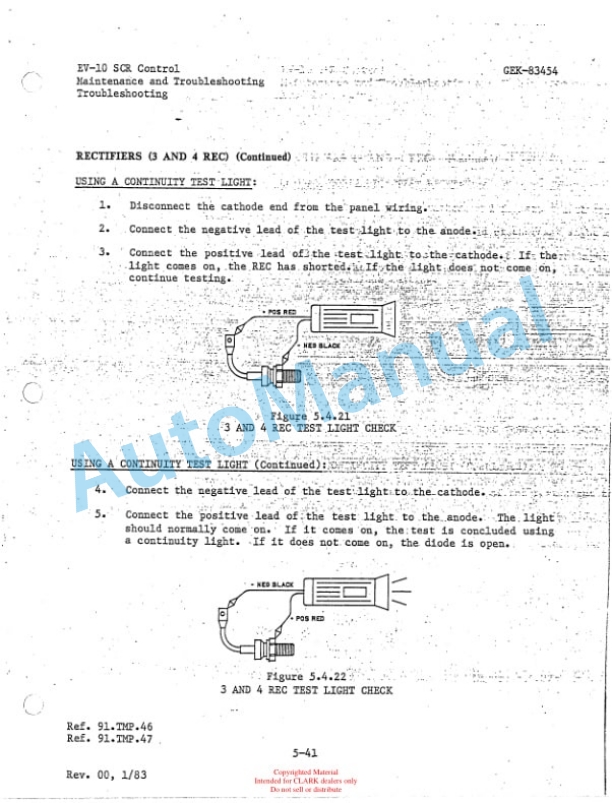 Clark EV-10 SCR Maintenance and Troubleshooting-4