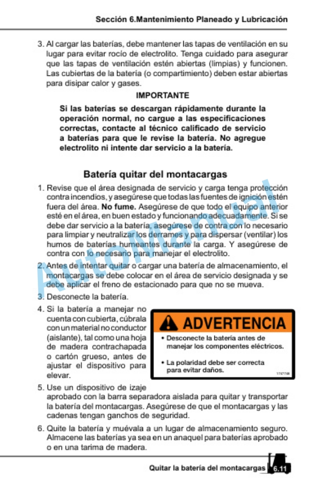 Clark EWP45 Operator Manual OM-720 ES 5 Clark EWP45 Operator Manual OM-720 ES-5