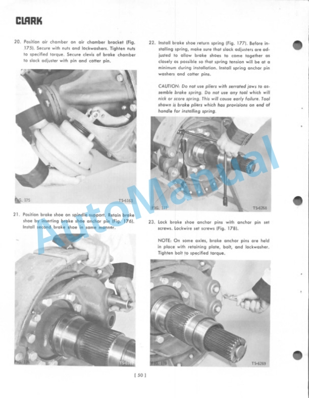 Clark FD-30001 to FD-37500, RD-30500 to RD-37500 Maintenance and Service Manual-4