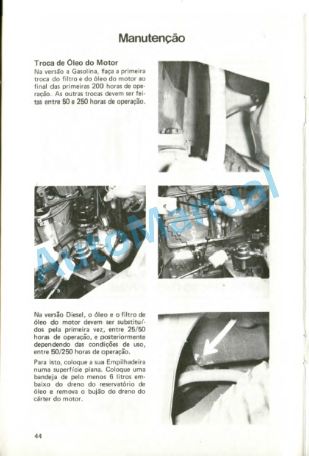 Clark Fork Lift C 300 HY 40, 50, 60 D Gasoline, LPG, Diesel, Alcohol Operator Instruction Manual OI-536-3