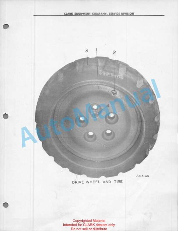 Clark Gas Clipper C Maintenance Manual and Parts Book 43-2