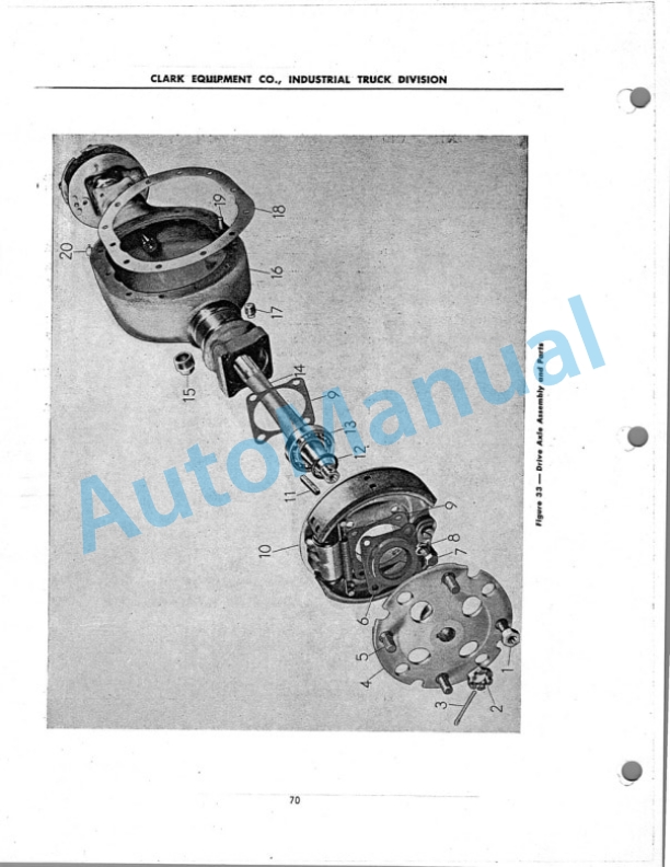 Clark Gas Trucloader Parts Book 2-4