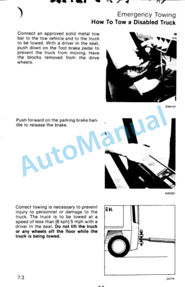 Clark GCS, GPS 17-30, GCX, GPX 20-30 Operator Manual OM-520-4