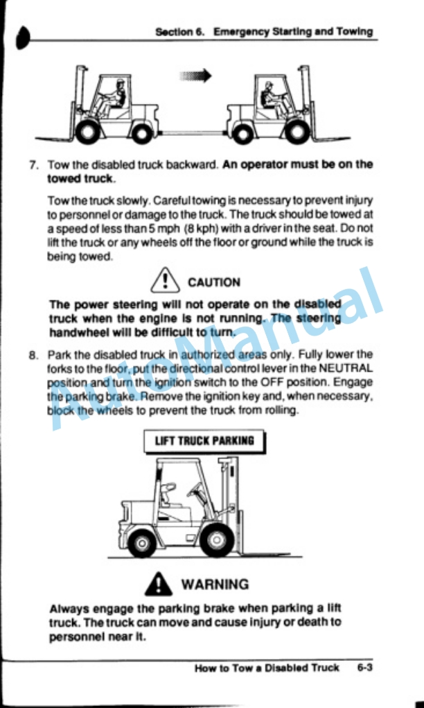 Clark GCX 30-55, GPX 30-55 Operator Manual OM-593-3