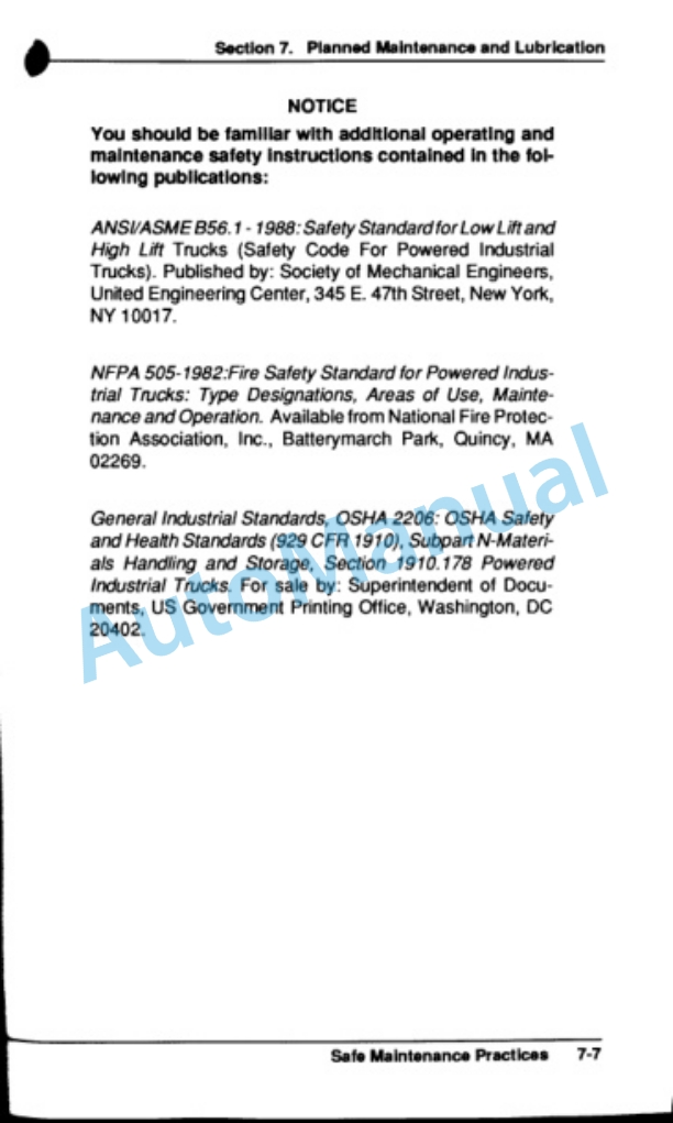 Clark GCX 30-55, GPX 30-55 Operator Manual OM-593-4