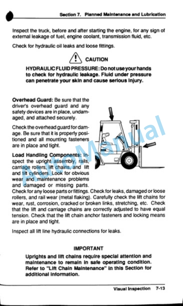 Clark GCX 30-55, GPX 30-55 Operator Manual OM-593-5