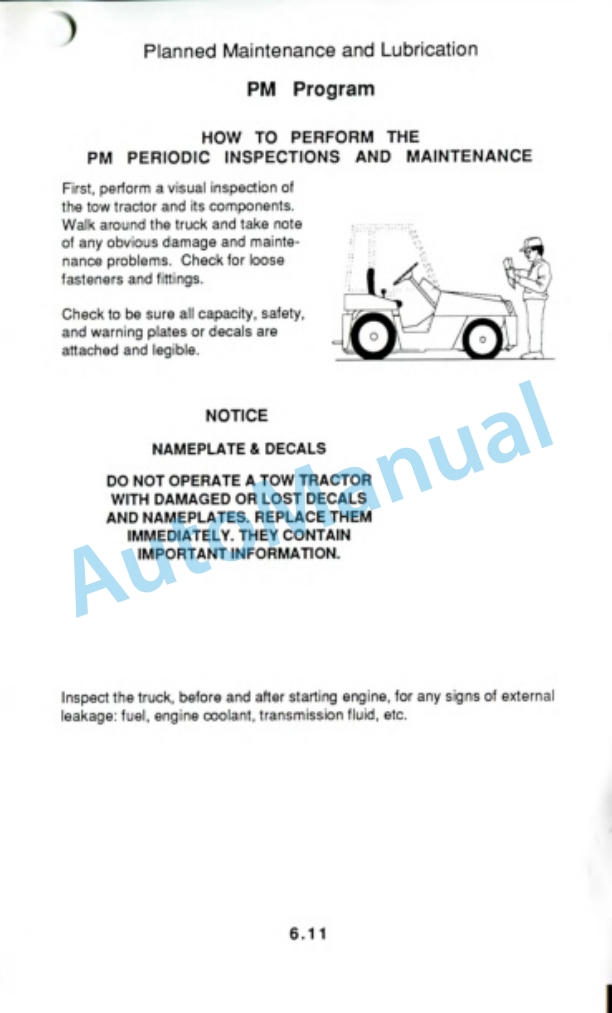 Clark GT 25, 30, 32, 35, DT 25, 30, 32, 35 Operator Manual OM-553-5