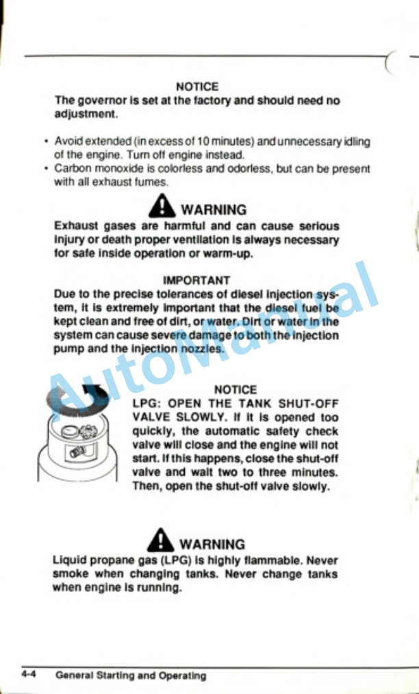 Clark GTDT 30E, GTDT 60E Operator Manual OM-607-2