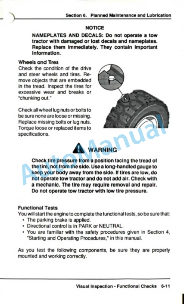 Clark GTDT 30E, GTDT 60E Operator Manual OM-607-5