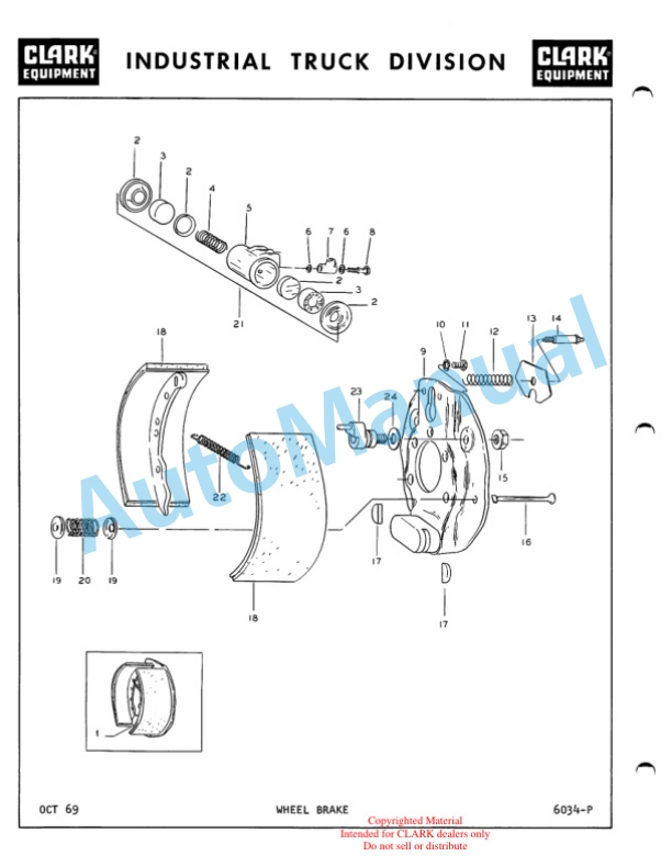 Clark GX10 B1-16 Parts Book-2