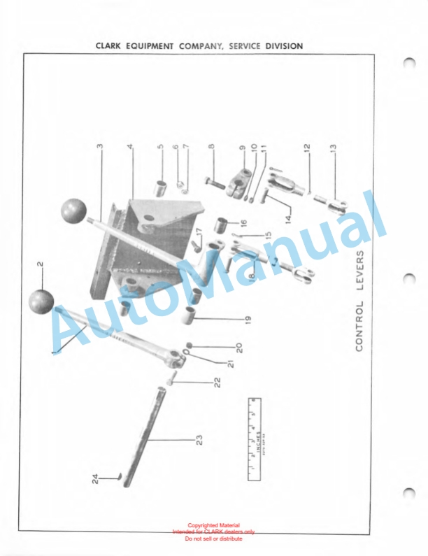 Clark Hydratork Utilitruc F Maintenance Manual and Parts Book 117F-4