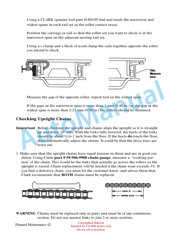 Clark IC110 IC Planned Maintenance Technical Training-4