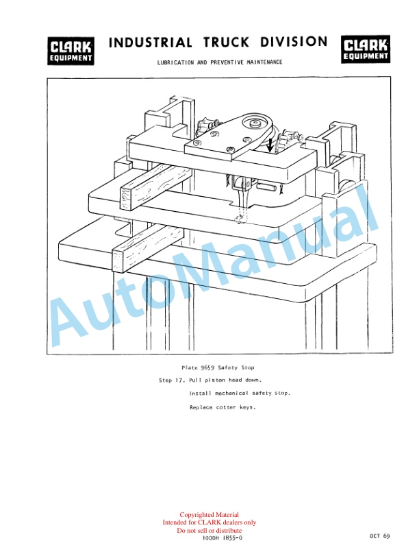 Clark IT 30-1-547, IT 40-1-547 Operator Manual 0-139-4
