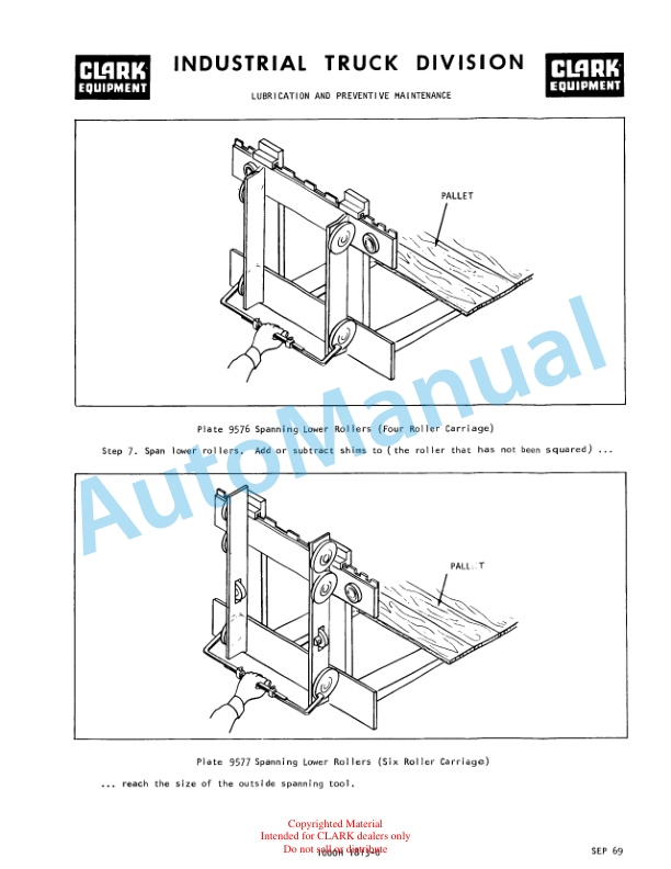 Clark IT 30-1-547, IT 40-1-547 Operator Manual 0-139-5
