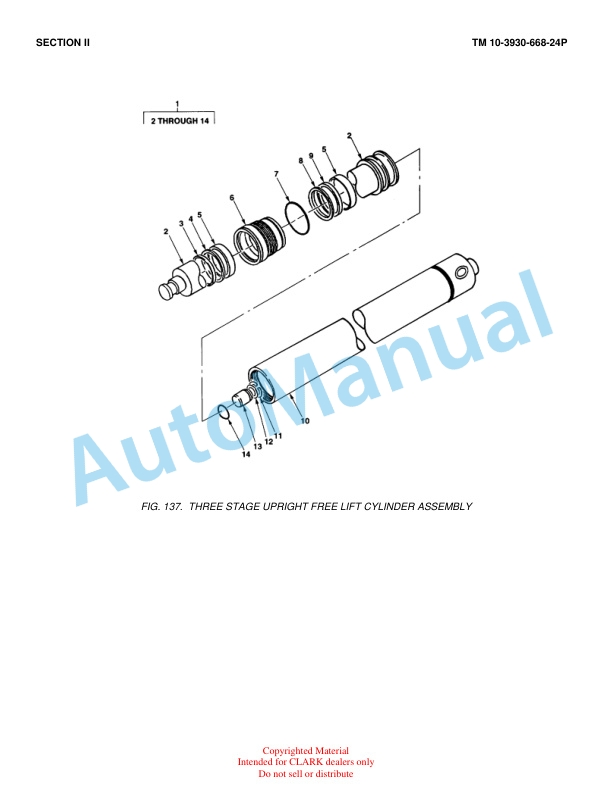 Clark M490 NSN Technical Manual 2797882-3