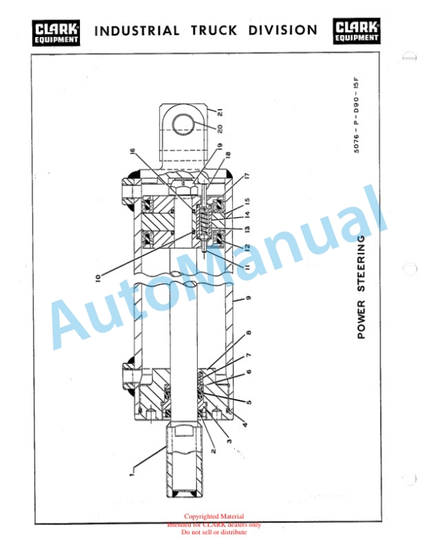 Clark MR100 Military Rough Terrain Parts Book G82A4-3