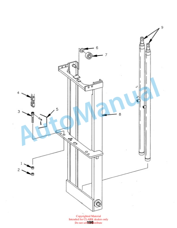 Clark NP15, NP15D, NP20, NBP22 Truck Parts Manual NP-7-4