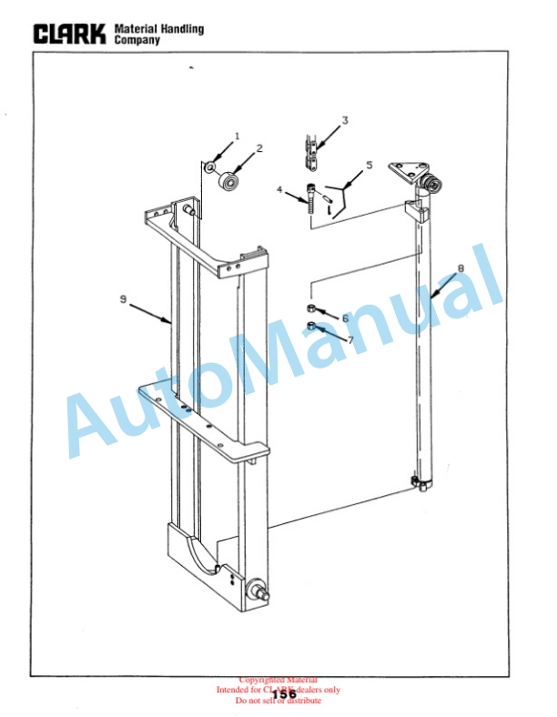 Clark NP15, NP15D, NP20, NP22 Truck Parts Manual NP-3 1st-4