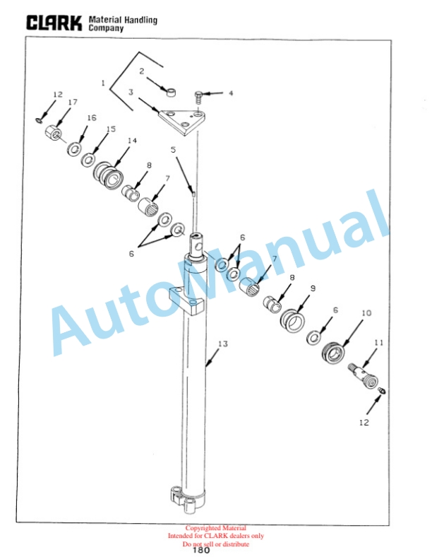 Clark NP15, NP15D, NP20, NP22 Truck Parts Manual NP-4 1st-4