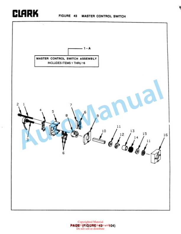 Clark NP15, NP20, NP12D Parts Manual-2
