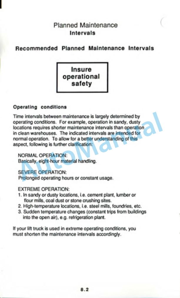 Clark NP300 20-40, NS300 30-40 Operator Manual OM-538-4