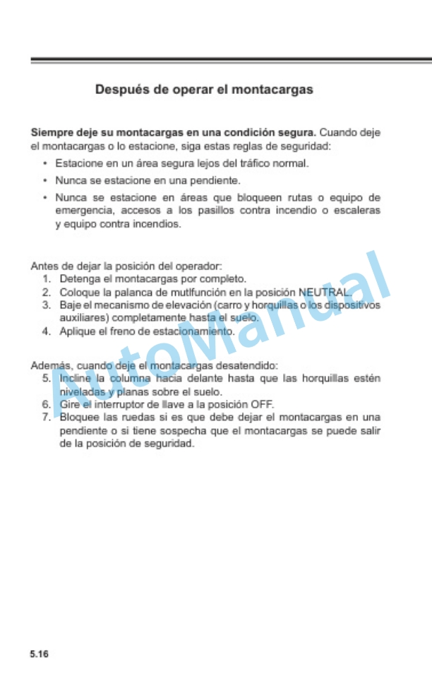 Clark NPX 15D-22 Operator Manual OM-733 ES-3