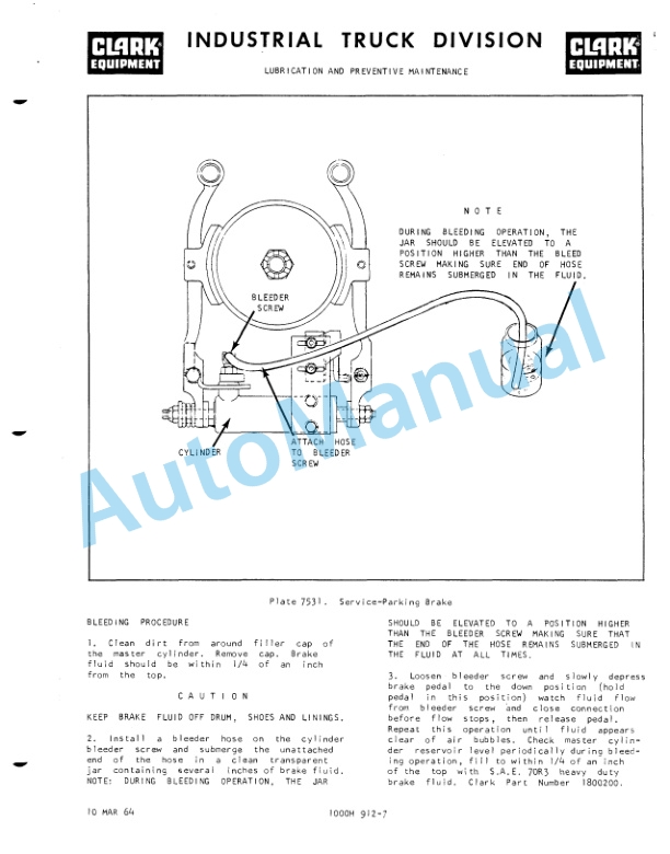 Clark NST 15, NST 20, NST 25, NST 30, NST 40 Operator Manual O-165 1st-3