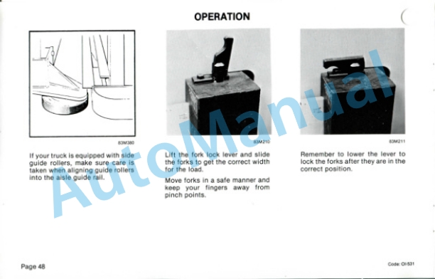 Clark NT 12 Operator Instruction Manual OI-531-5