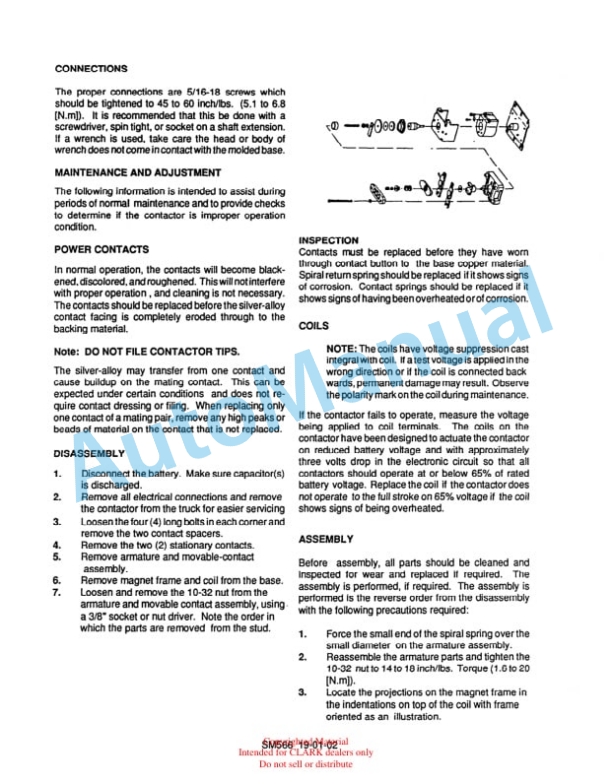 Alternative view of Clark OP 15 Service Manual SM-566