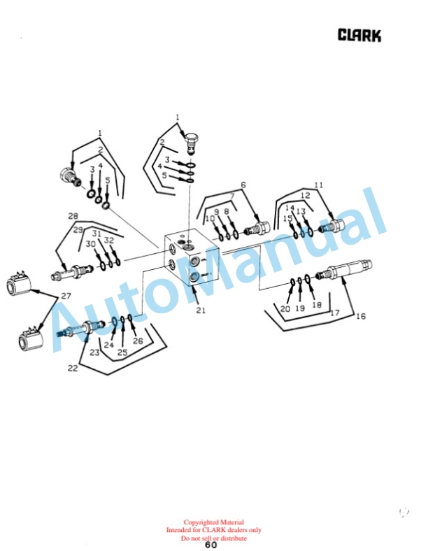 Clark OP15B Parts Manual OP15B-2-2