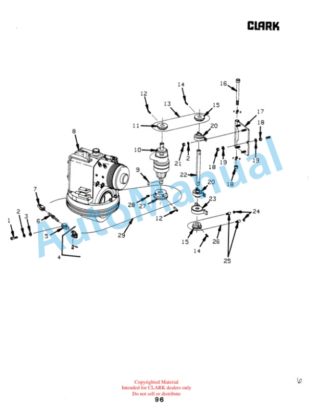 Clark OP15B Parts Manual OP15B-2-5