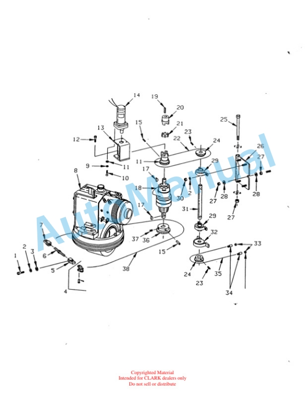 Clark OP15B Parts Manual OP15B-3-2