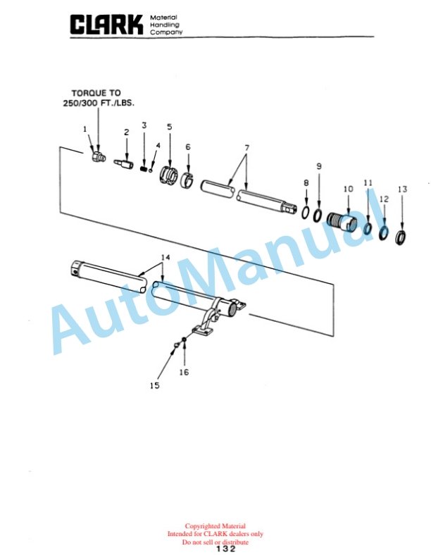 Clark OP15B Parts Manual OP15B-4-5