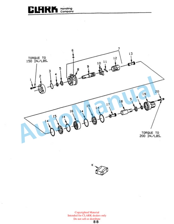 Clark OP15B Parts Manual OP15B-5-2
