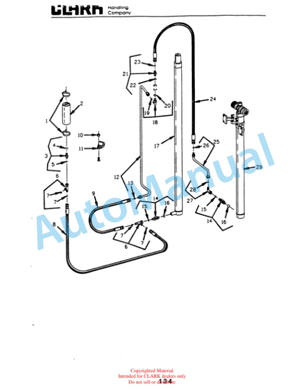 Clark OP15B Parts Manual OP15B-5-5